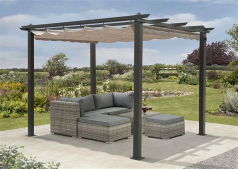 sheet metal pergola|metal pergola 3m x 2m.